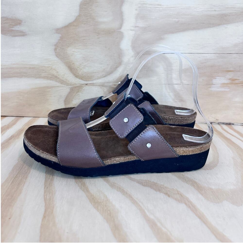 Naot - Ashley Toe Gems Straps Wedge - Sandals - Brown - Women's - 10 - Picture 3 of 9